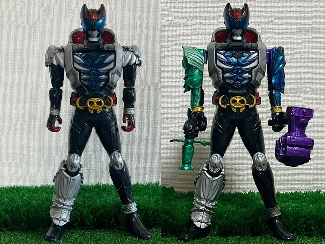 BANDAI★◇4フォーム変身DX [仮面ライターキバ] フィギュア 現状品 ＊バンダイ 付け替えパーツ欠品あり