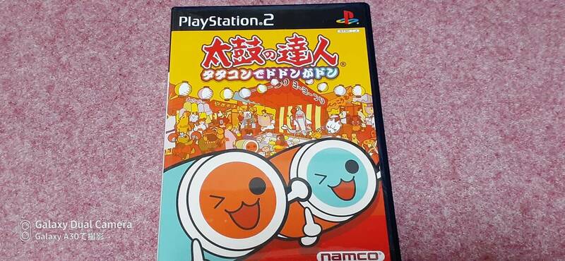 ◎　ＰＳ２　【太鼓の達人　タタコンでドドンがドン】箱付き/説明書なし/動作保証付/2枚までクイックポストで送料185円