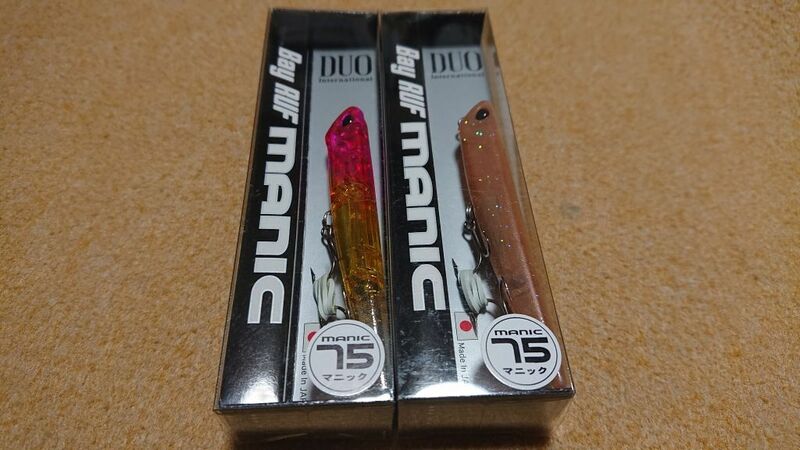 DUO デュオ ベイルーフ マニック 75 6g 2個セット ピンクスカッシュLGテール マジックベイト 新品3 Bay RUF manic