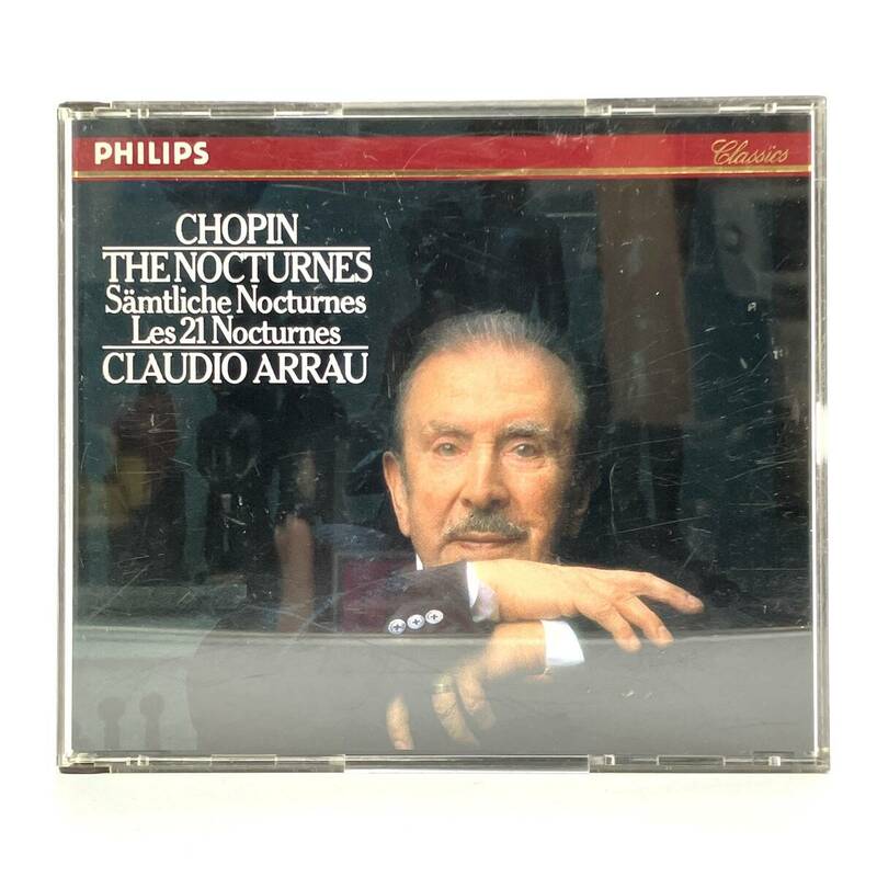 クラシック『ショパン ノクターン 全21曲 クラウディオ・アラウ CD 2枚組』ピアノ 現状品 D-4534