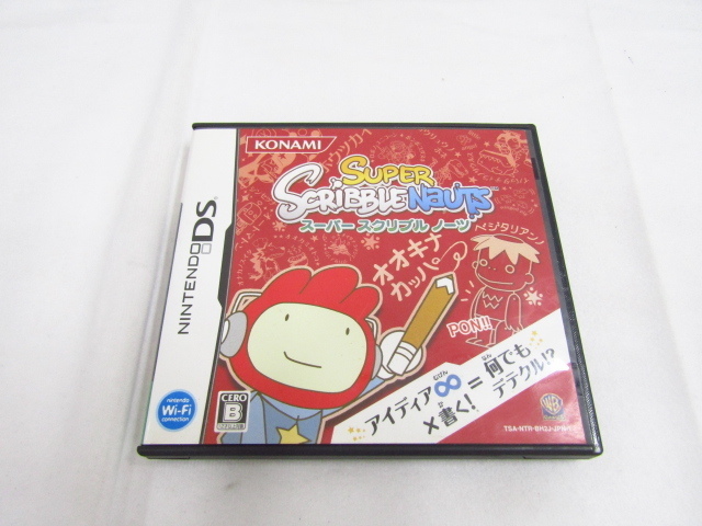 Super Scribble Nauts スーパー スクランブル ノーツ KONAMI NintendoDS 箱説付き 中古品 ◆030079