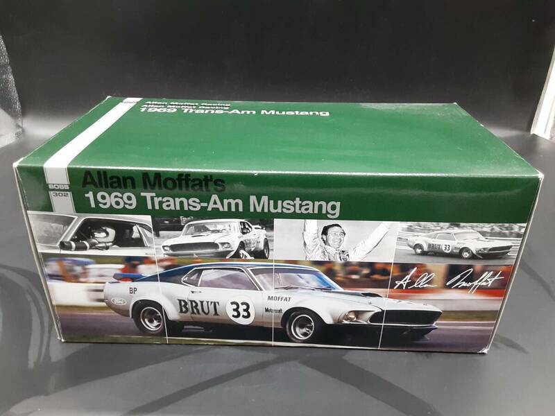 ta0308/08/35 中古品 ミニカー Allan Moffat's 1969 Trans-Am Mustang 1/18