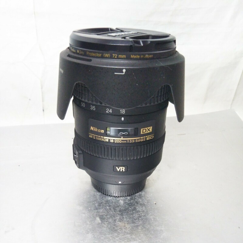 送料無料(４M708)Nikon　AF-S　NIKKOR　18-200mm　1:3.5-5.6 G Ⅱ ED DX カメラレンズ　ニコン