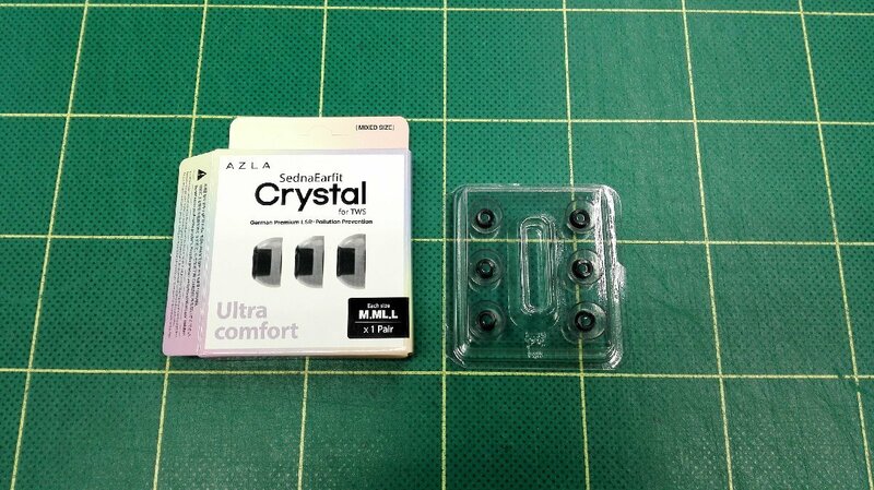 SednaEarfit Crystal for TWS [イヤーピース M/ML/Lサイズ] (2511636)※代引不可