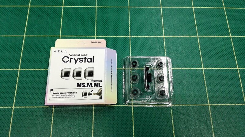 SednaEarfit Crystal [イヤーピース MS/M/MLサイズ各1ペア] (2511634)※代引不可