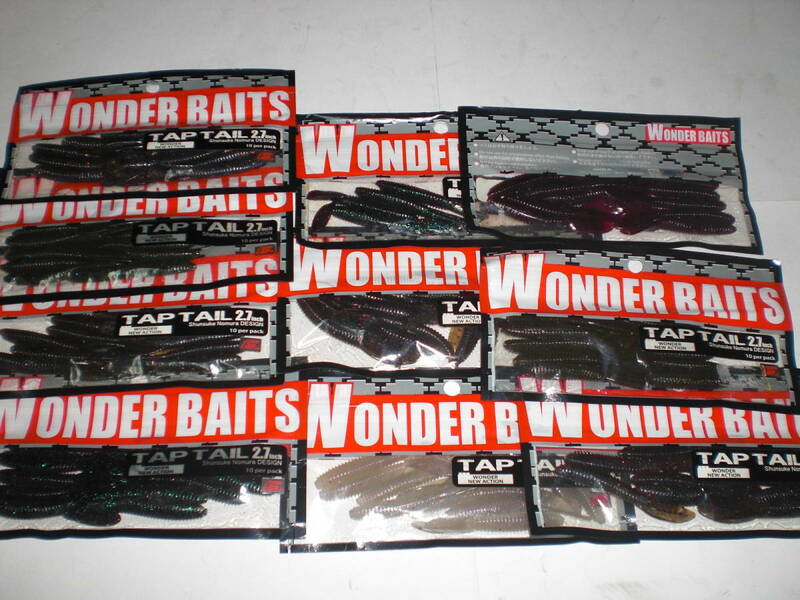 WONDER BAITS１０枚　主にブラックバス釣りワーム