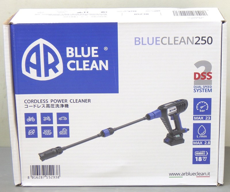 新品箱傷み コードレス 高圧洗浄機 アノービリバベリー BLUE CLEAN BC250 18V バッテリー式 水道・自吸両対応