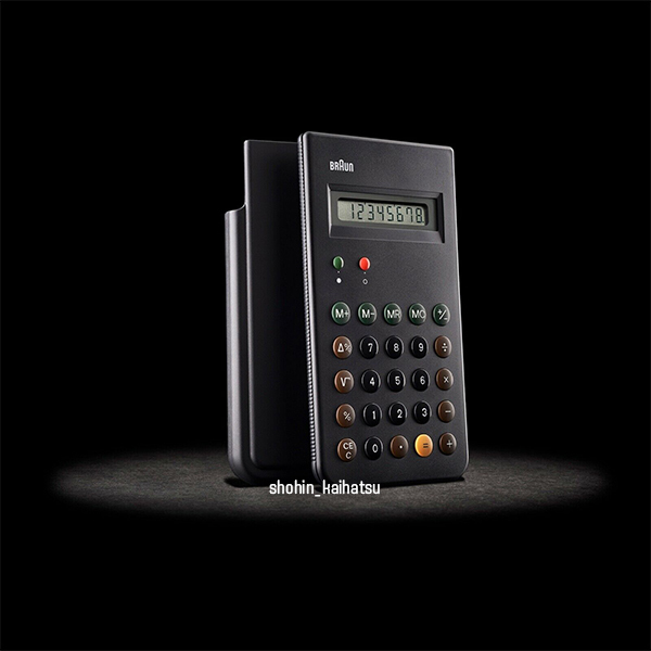 国内送料無料！ブラウン 電卓 復刻モデル ET66 BNE001BK★BRAUN Calculator Black 検索ET55