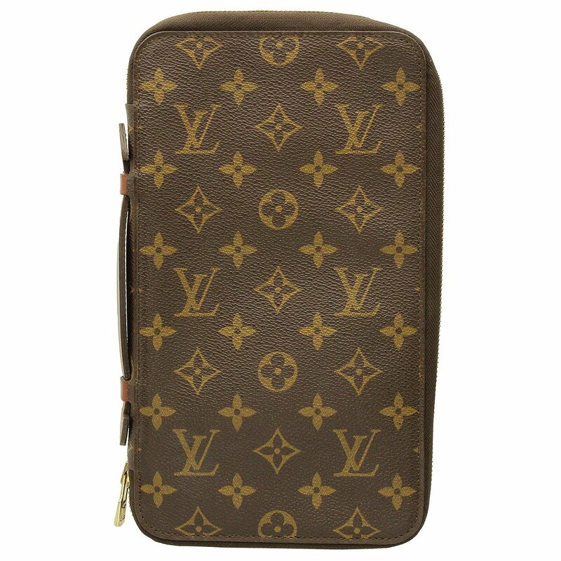 ★D2565 新同!! ルイヴィトン モノグラム ポッシュ エスカパド トラベルケース M60113 マルチケース Louis Vuitton ヴィンテージ メンズ★