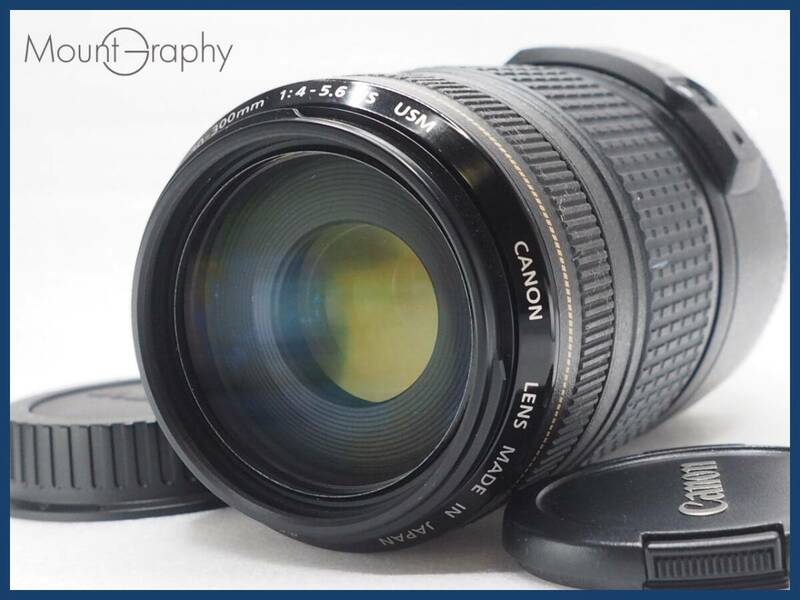 ★良品★ CANON キヤノン EF 70-300mm F4-5.6 IS USM ★完動品★同梱可 前後キャップ付 #i6124