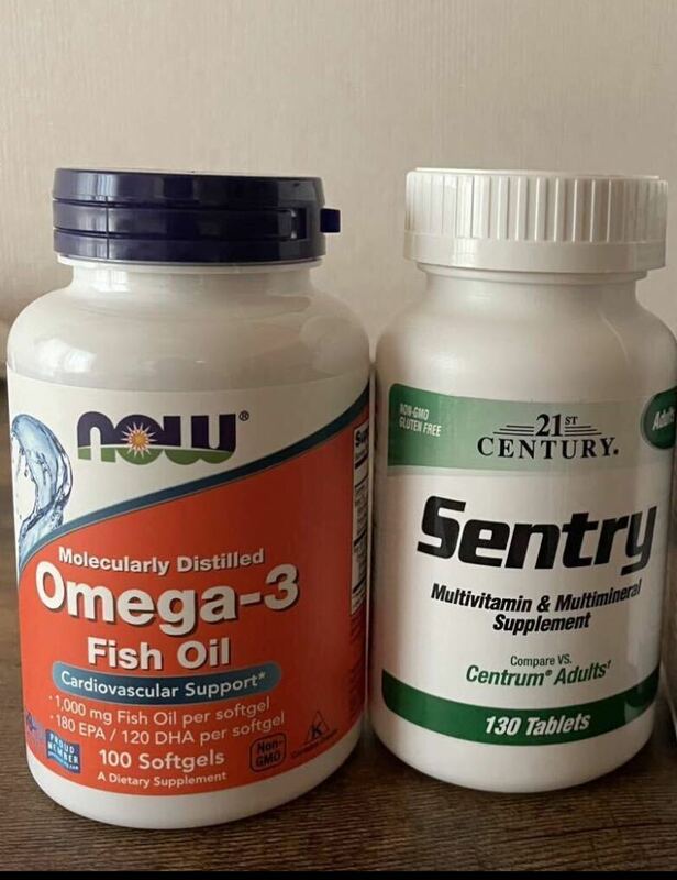 マルチビタミン&ミネラル フィッシュオイル EPA DHA ナウフーズ 21CENTRY OMEGA Now Foods