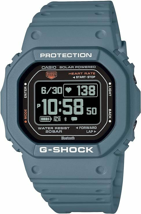 送料無料★国内正規品★新品・未使用・未開封★CASIO G-SHOCK G-SQUAD 心拍計 Bluetooth搭載 DW-H5600-2JR ペールブルー ★定価￥41,800