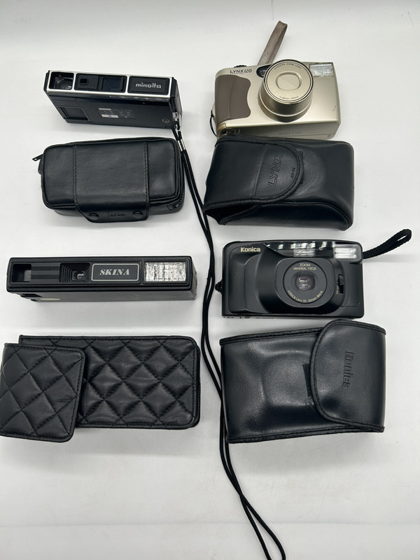 2914-02★・ミノルタ MINOLTA POCKET AUTOPAK 50・Kyocera LYNX 120 など4点おまとめ♪※現状品★