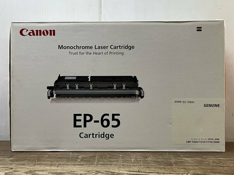  Canon / キャノン トナーカートリッジ EP-65 ●1802Y● インクジェット 現状品 コピー機 周辺機器 長期保管品 複合機 レーザープリンター