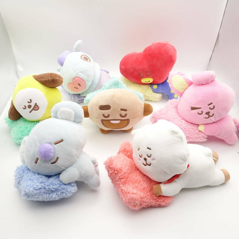 BTS 防弾少年団 ファミマ一番くじ BT21 MOON A～G賞 ぬいぐるみ 全種セット コンプリート 防弾少年団 バンタン/14490