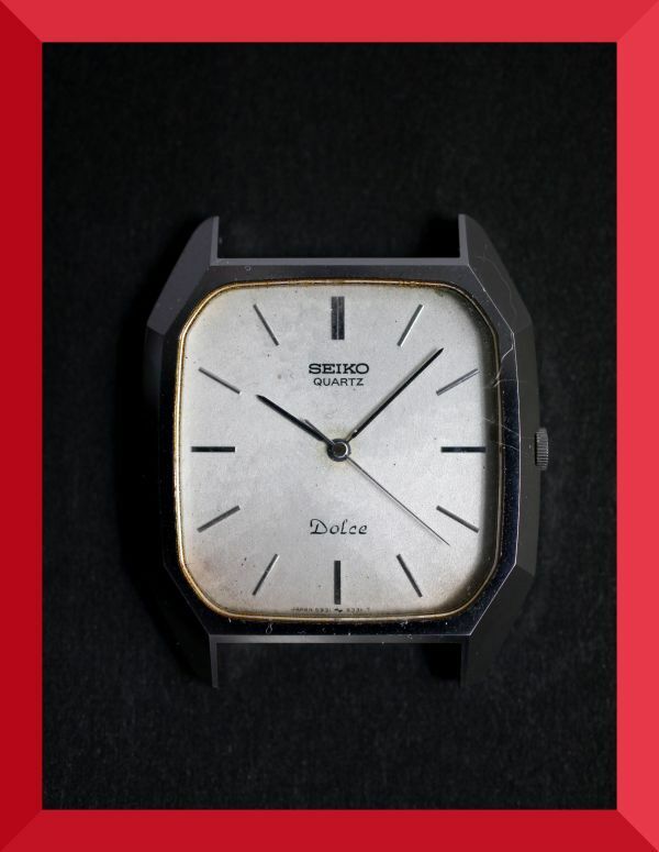セイコー SEIKO ドルチェ DOLCE クォーツ 3針 5931-5300 男性用 メンズ 腕時計 x236 稼働品