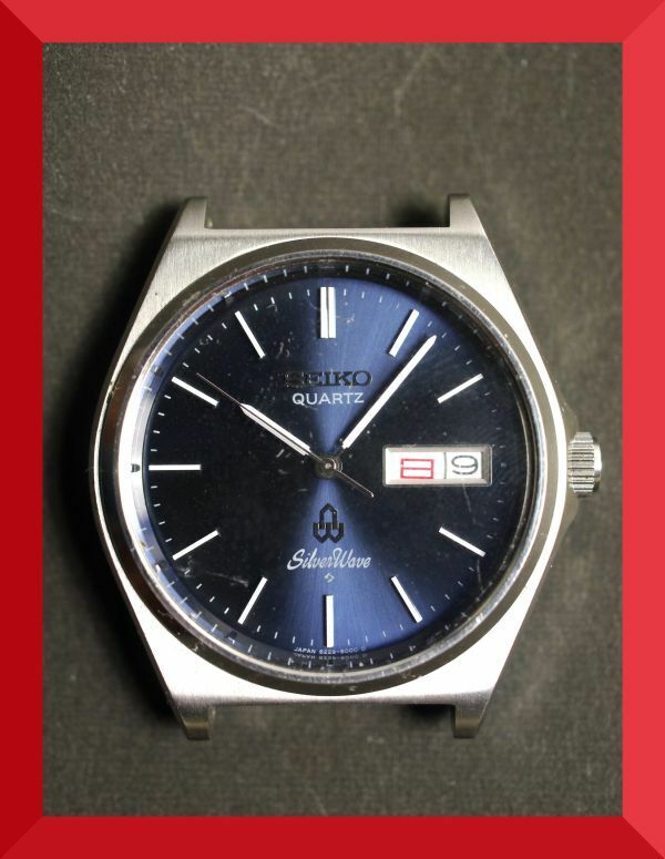 セイコー SEIKO シルバーウェーブ SILVER WAVE クォーツ 3針 デイデイト 8229-8000 男性用 メンズ 腕時計 x392