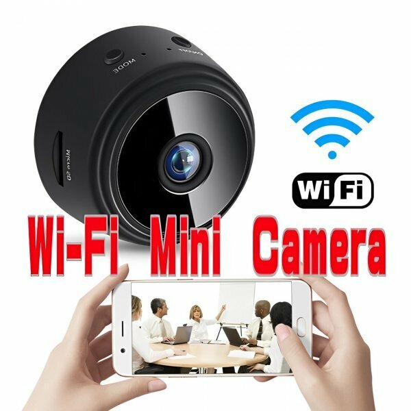 「送料無料」Wi-Fi ワイヤレス ホームセキュリティーミニカメラ, ビデオ監視デバイス　Wi-Fi Webカメラ 防犯監視用 、見守り用に ss