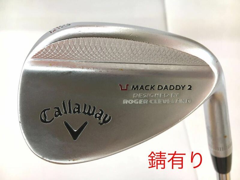 ウェッジ☆キャロウェイ☆MACK DADDY 2 Chrome☆50度☆ダイナミックゴールド☆Flex:S200☆35.25in☆D-4☆465g☆メンズ右☆即決価格★錆有り