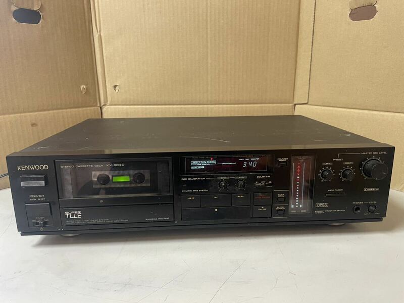 N1397/KENWOOD　ケンウッド カセットデッキ　KX-880D　再生OK