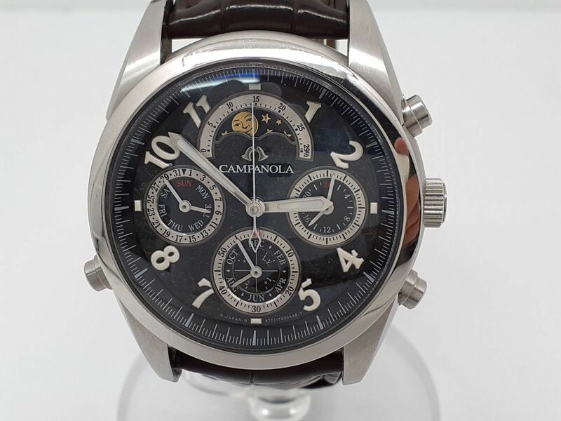 CITIZEN CAMPANOLA_シチズン カンパノラ グランドコンプリケーション 6771-T010768TA クォーツ ◆3105/高林店 ST