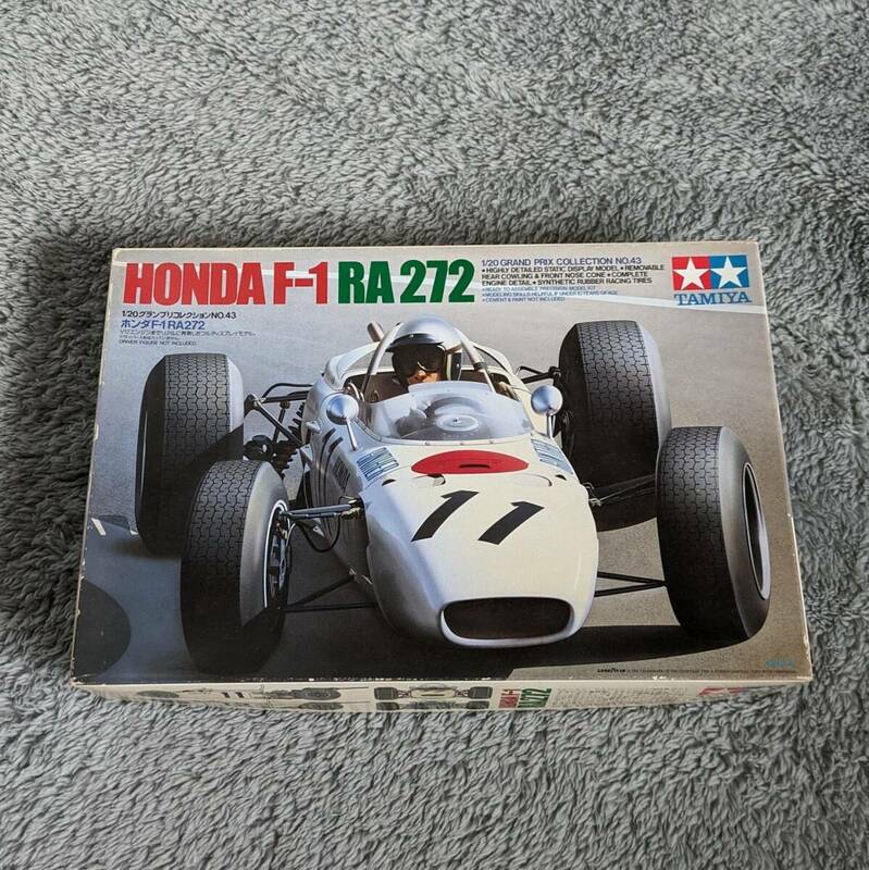 [タミヤ] 1/20 ホンダ F-1 RA272 未開封 エンジン精密再現 11号車,12号車選択製作可 箱ツブレあり 白ボディ HONDA TAMIYA