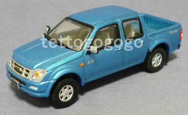 1/43★いすゞ D-MAX 青メタ 2002年モデル★タイランド生産車