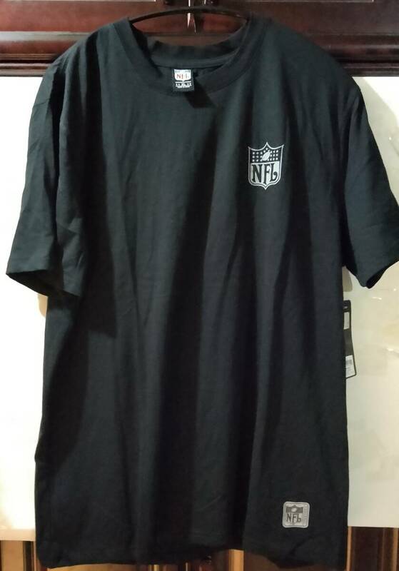 新品　メンズ　NFL　Tシャツ　XL　XL～XXL位　黒灰