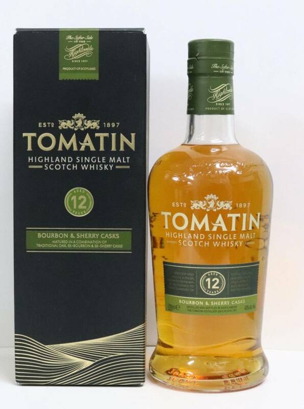 ◎未開栓◎TOMATIN 12年 トマーティン12年 バーボン＆シェリーカスク スコッチ ウイスキー 700ml 43%◎5736-8