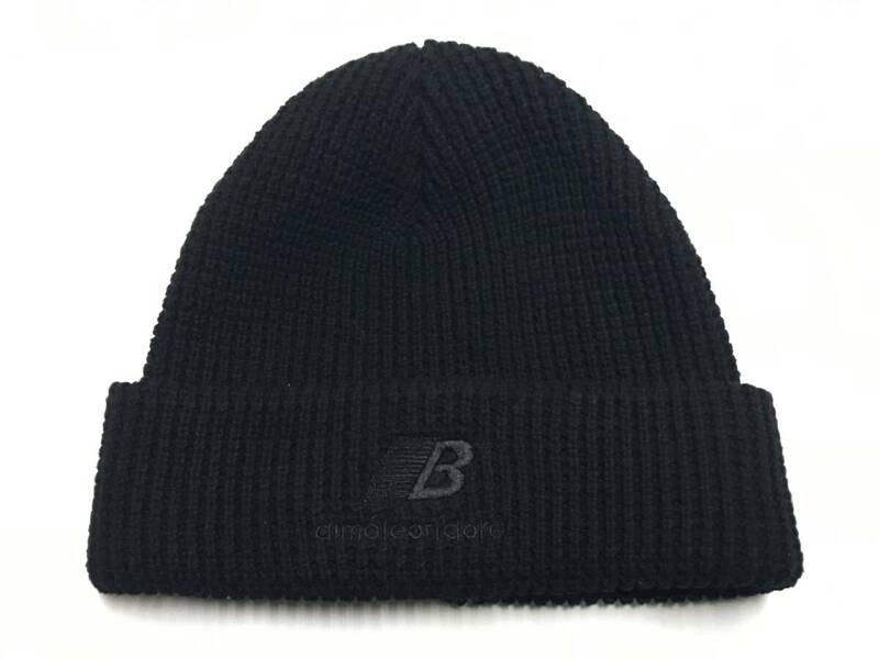 AIME LEON DORE for NEW BALANCE Knit Beanie ブラック エメ レオン ドレ ニューバランス ビーニー ニット帽 黒 jjjjound M990 BLACK