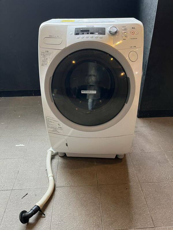 TOSHIBA 東芝 ZABOON ドラム式洗濯乾燥機 2010年製 TW-G500L（w）ピュアホワイト 中古