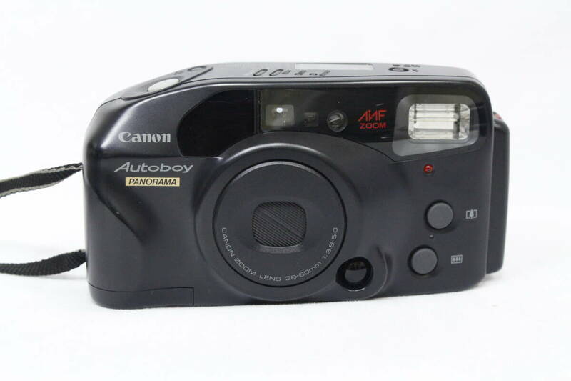 Canon【Autoboy PANORAMA】ニューオートボーイパノラマ メッセージ写し込み 35mm コンパクトフィルムカメラ 1991年発売 240306V(NT)