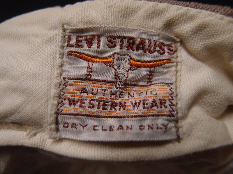 ◆古着卸USA■LEVI STRAUSS☆ロングホーン☆WESTERN WEAR★★★ 　リーバイス　ビンテージ　パンツ　Very Old　アメリカ直輸入