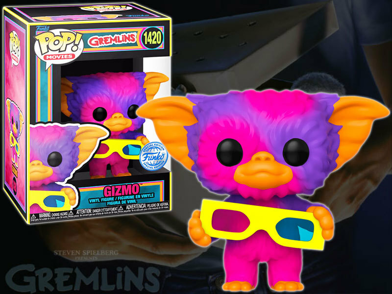 グレムリン/ファンコPOP!フィギュア/FUNKOスペシャルエディション・カラーギズモ/GREMLiNS/3Dメガネ/眼鏡/Gizmo/FUNKO POP 1420/映画