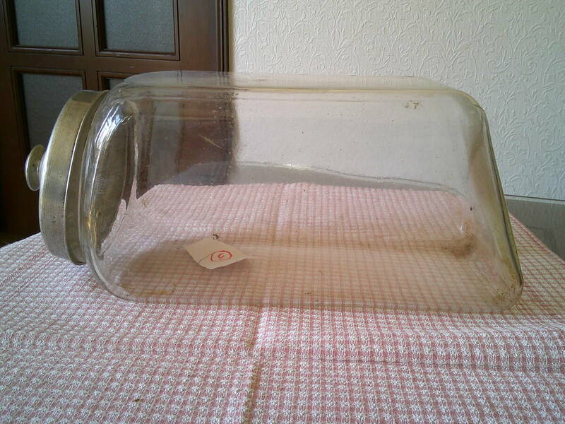 ③　松本市発　昭和レトロ　駄菓子　古いガラス瓶　ガラス瓶　アルミ蓋　サイズは約 画像9、10の通りです