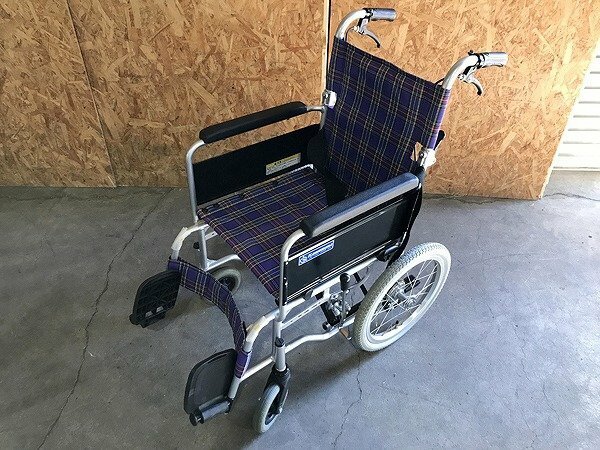 BYG32762大 カワムラサイクル 介護用車椅子 KAJ302SB 2016年製 直接お渡し歓迎