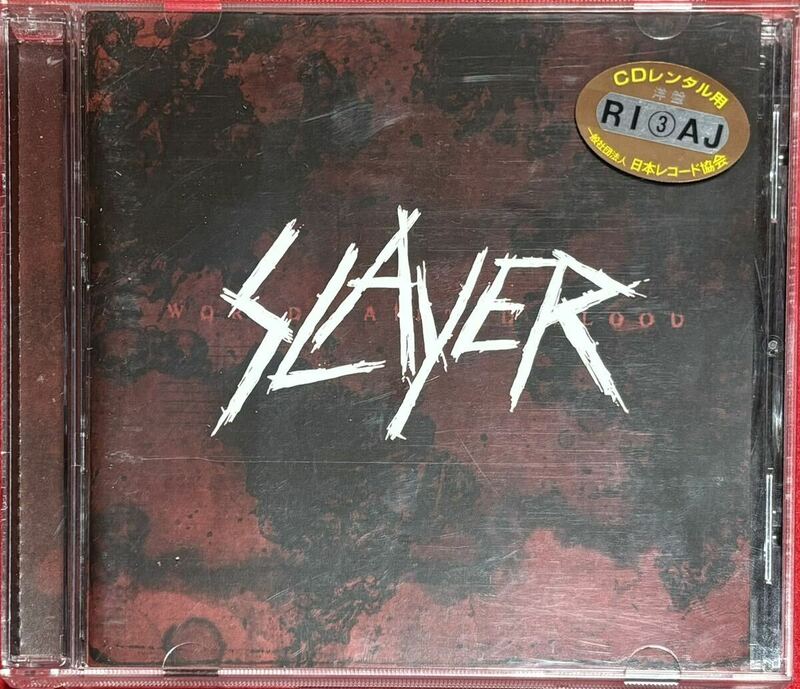 SLAYER 『WORLD PAINTED BLOOD 』CDアルバム レンタル版 中古品