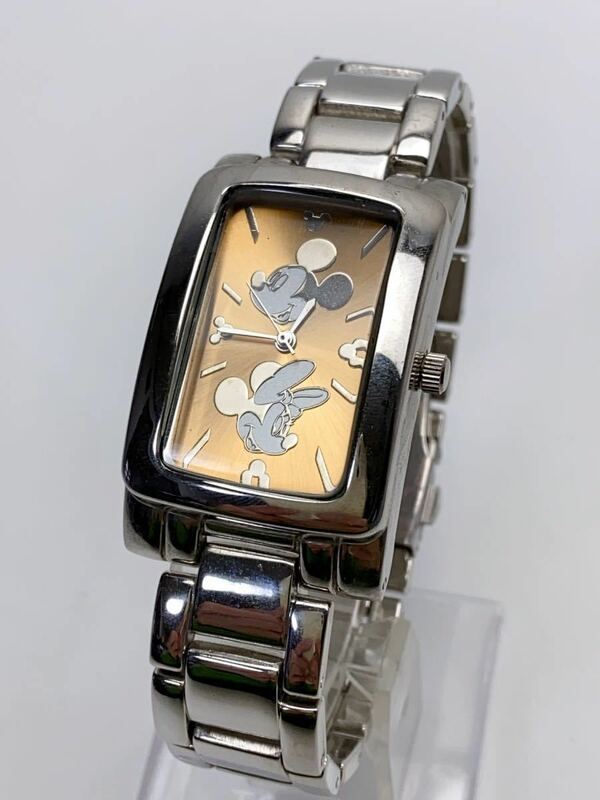 T948 DISNEY ディズニー 腕時計 MICKEY MINNIE ミッキー マウス ミニー 電池交換済み