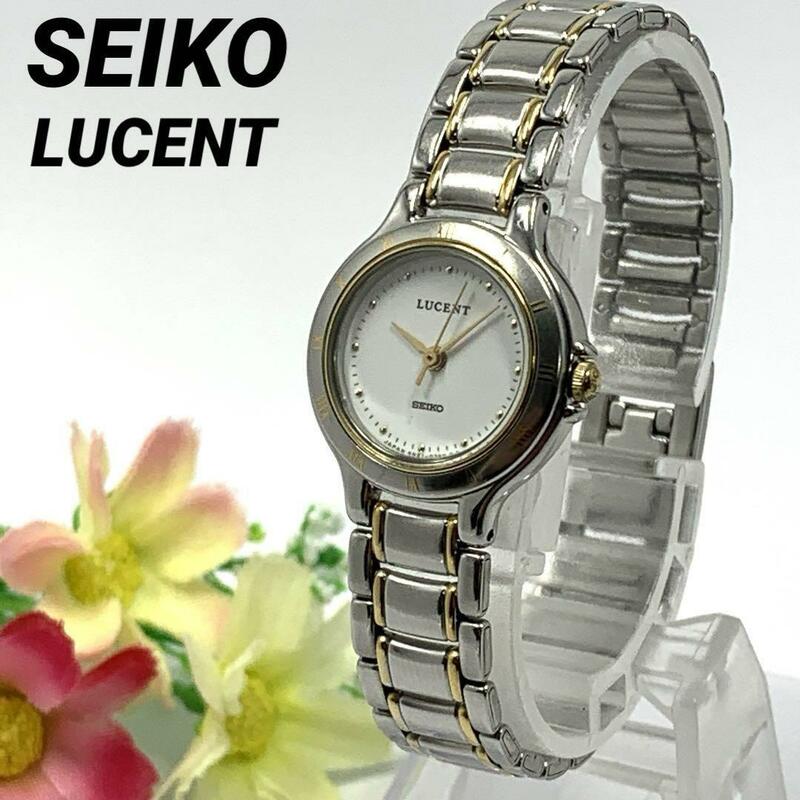 938 SEIKO LUCENT セイコー ルーセント レディース 腕時計 新品電池交換済 クオーツ式 人気 希少 ビンテージ レトロ アンティーク