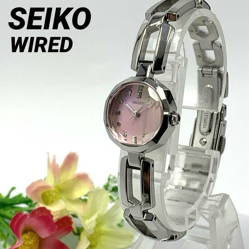 989 SEIKO WIRED セイコー ワイアード レディース 腕時計 カットガラス 新品電池交換済 クオーツ式 人気 ビンテージ レトロ アンティーク