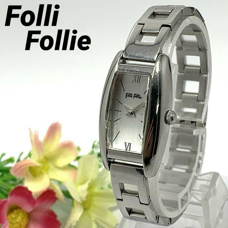 995 Folli Follie フォリフォリ レディース 腕時計 新品電池交換済 クオーツ式 人気 希少 ビンテージ レトロ アンティーク