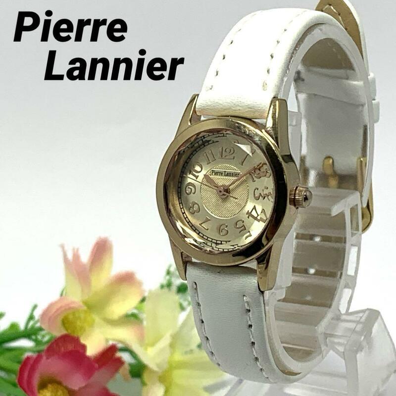107 Pierre Lannier ピエールラニエ レディース 腕時計 MADE IN FRANCE 新品電池交換済 クオーツ式 人気 ビンテージ レトロ アンティーク