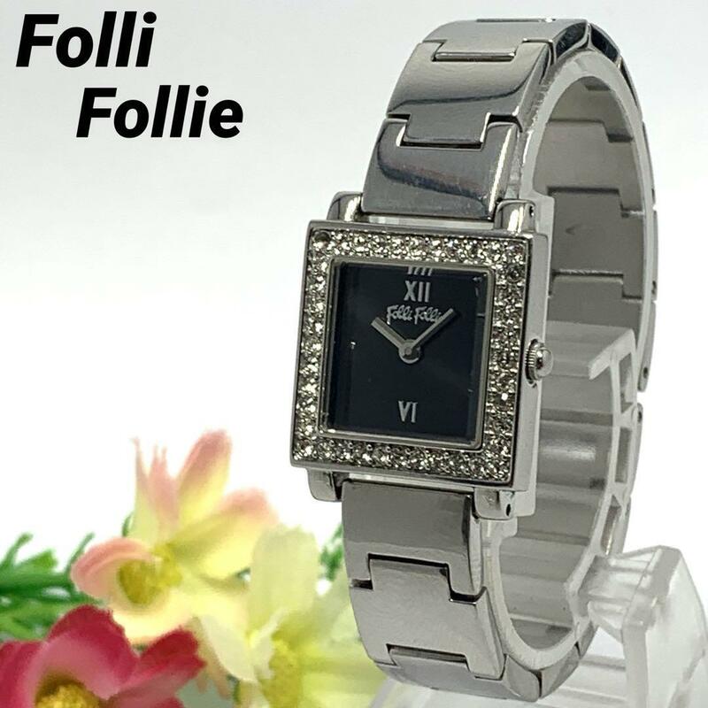 126 Folli Follie フォリフォリ レディース 腕時計 新品電池交換済 クオーツ式 人気 希少 ビンテージ レトロ アンティーク