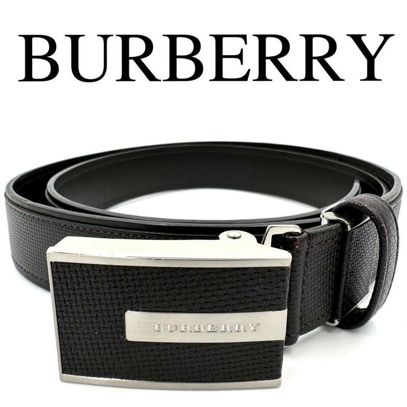 BURBERRY バーバリー ベルト ロゴバックル ワンポイントロゴ レザー