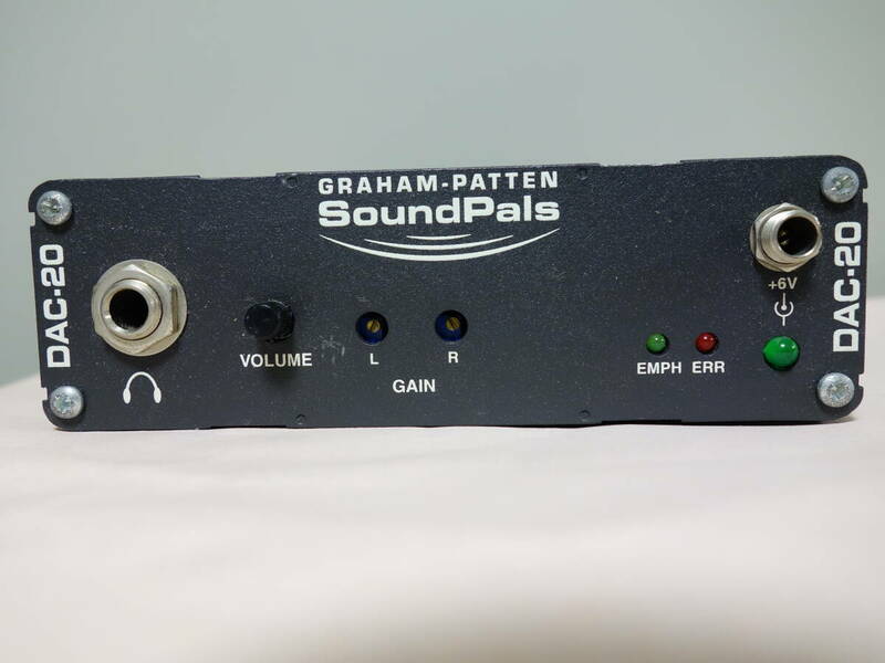 DAC-20 GRAHAM-PATTEN SoundPals 本体のみ 電源が入ることのみ確認