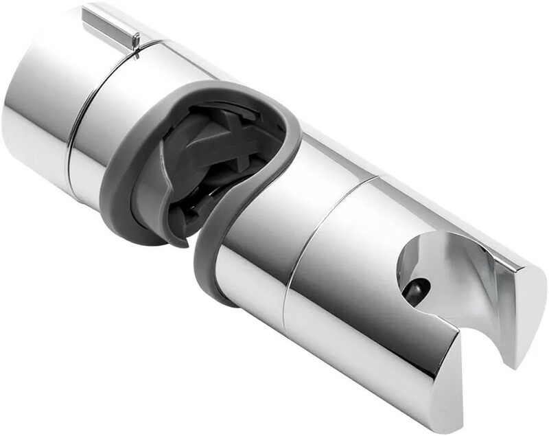 【未使用品】OFFO シャワーフック 18mm~25mmスライドバー対応 シャワーヘッドホルダー修理交換用 高さ角度自在調整 工具不要取付簡単
