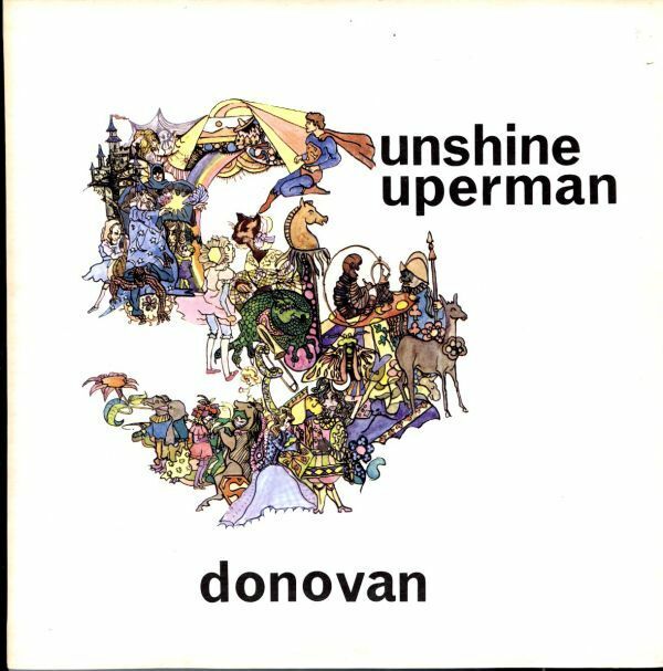 67年 UKプレスLP！MONO盤 Donovan / Sunshine Superman 67年【Pye / NPL 18181】ドノヴァン サイケ・フォーク ロック SSW ジャケ違い