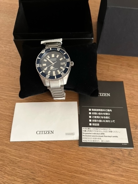 [Citizen] 腕時計 プロマスター 機械式自動巻 防水 ブルー フジツボダイバー NB6021-68L メンズ シルバー