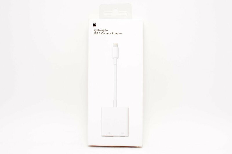 【美品】 Apple アップル Lightning to USB 3 Camera Adapter MK0W2AM/A A1619 USB 3 カメラアダプター #4296