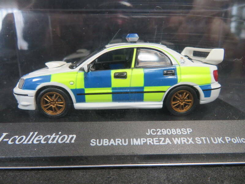 J-コレクション　1/43　スバル　インプレッサ　WRX　STI　UK　POLICE